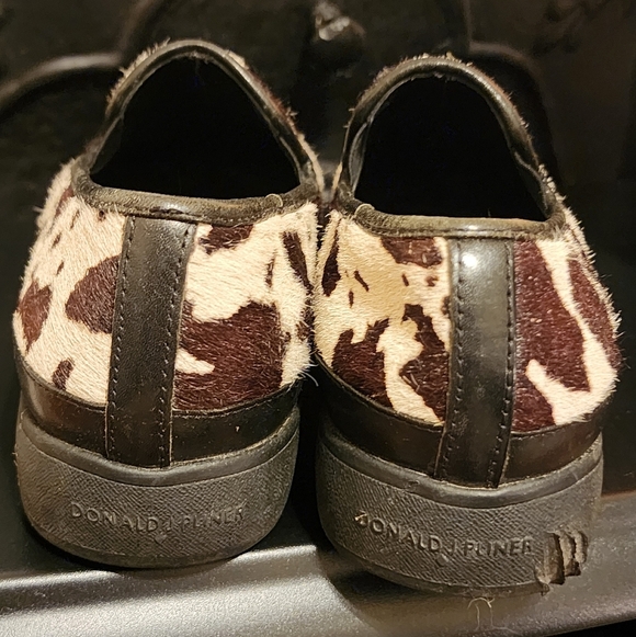 Donald J Pliner Mickey Calf Hair Slim Loafers, Size 6 - Picture 3 of 8
